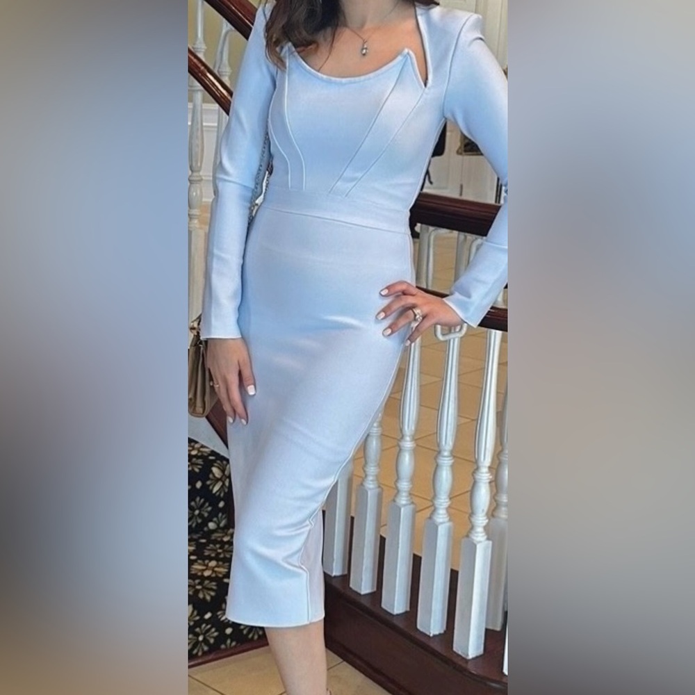 Elegant Light Blue Dress